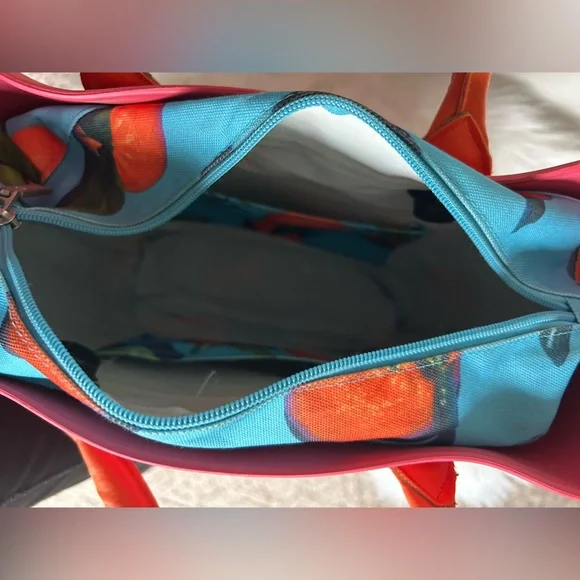 O Bag Pink and Orange Large Women's Tote - Picture 4 of 9